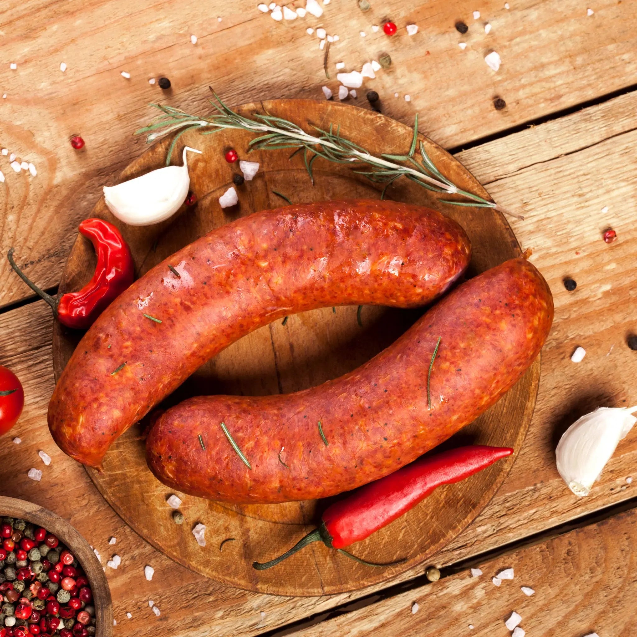 Jalapeno Cheddar Venison Sausage Spicy Gourmet Flavor